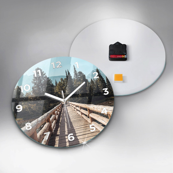 Horloge ronde Montagnes de Yellowstone