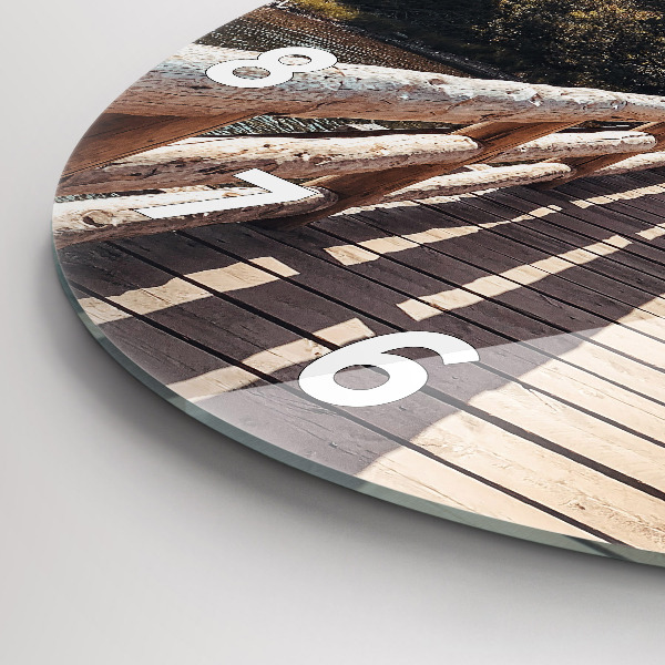 Horloge ronde Montagnes de Yellowstone