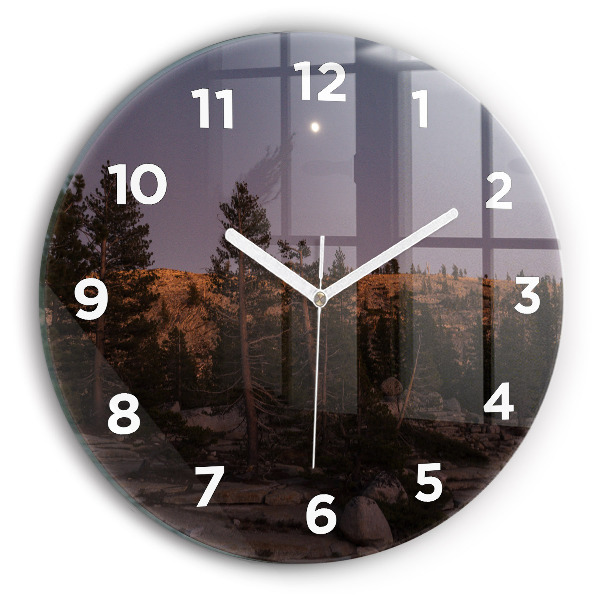 Horloge ronde Route rocheuse de Yosemite