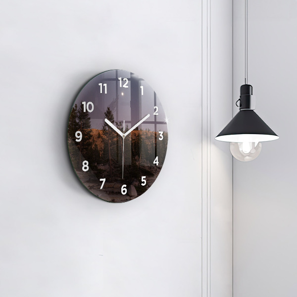 Horloge ronde Route rocheuse de Yosemite