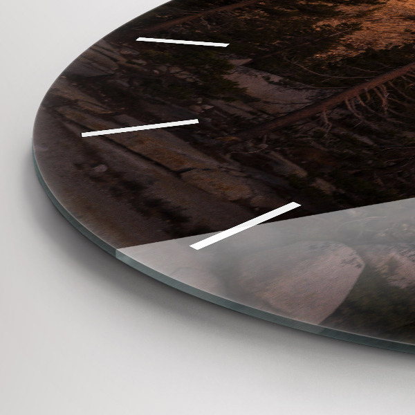 Horloge ronde Route rocheuse de Yosemite