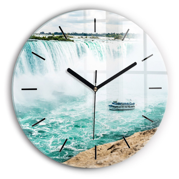 Horloge ronde Le Bateau et Niagara