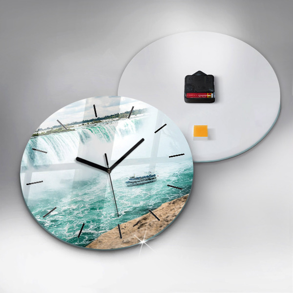 Horloge ronde Le Bateau et Niagara