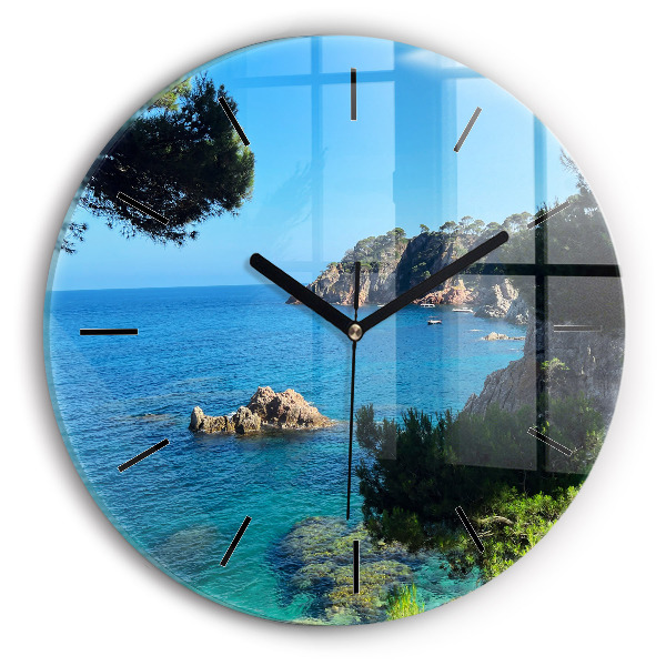 Horloge ronde Costa Brava
