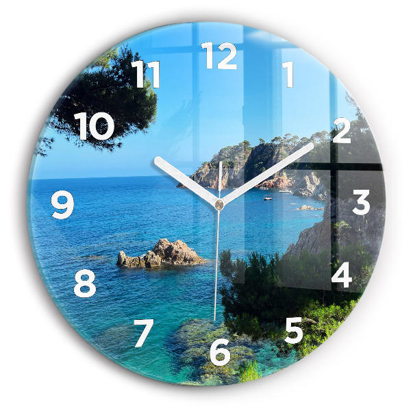 Horloge ronde Costa Brava