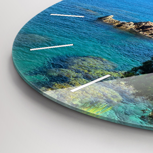 Horloge ronde Costa Brava