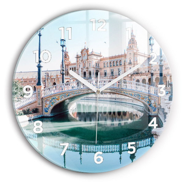 Horloge ronde 'Place d''Espagne à Séville'