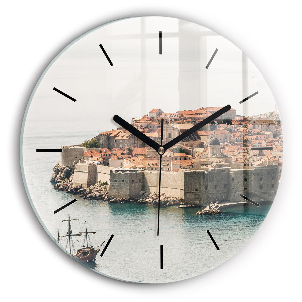 Horloge ronde Voilier à Dubrovnik