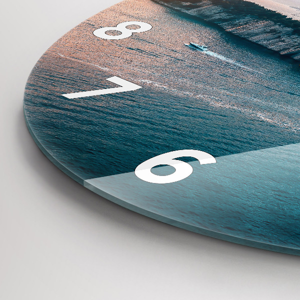 Horloge ronde Île en Croatie