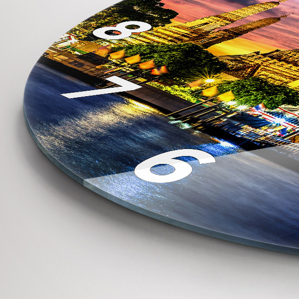 Horloge ronde Temple à Bangkok