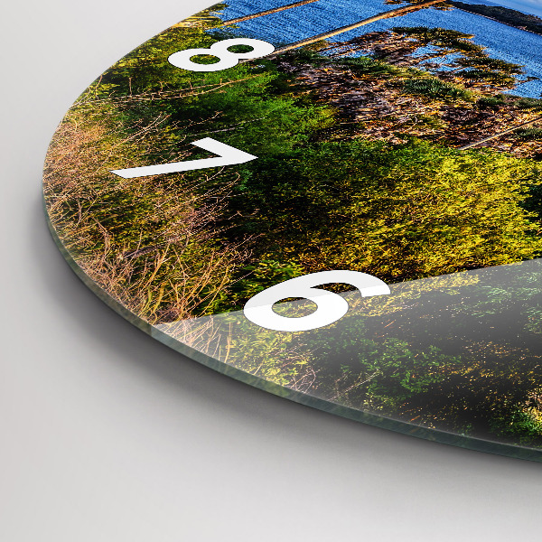 Horloge ronde Phuket en Thaïlande