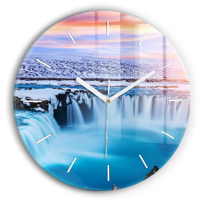 Horloge ronde Cascade de Godafoss, Islande