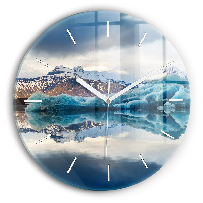 Horloge ronde Lac Jokulsarlon Islande