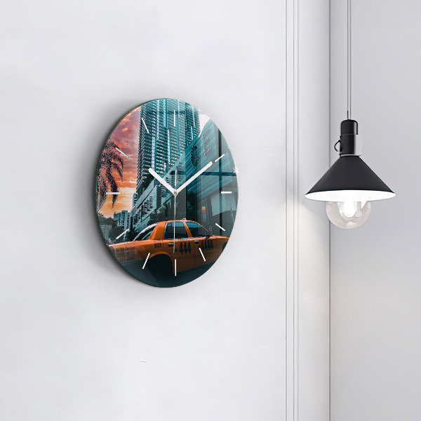 Horloge ronde Miami, Floride