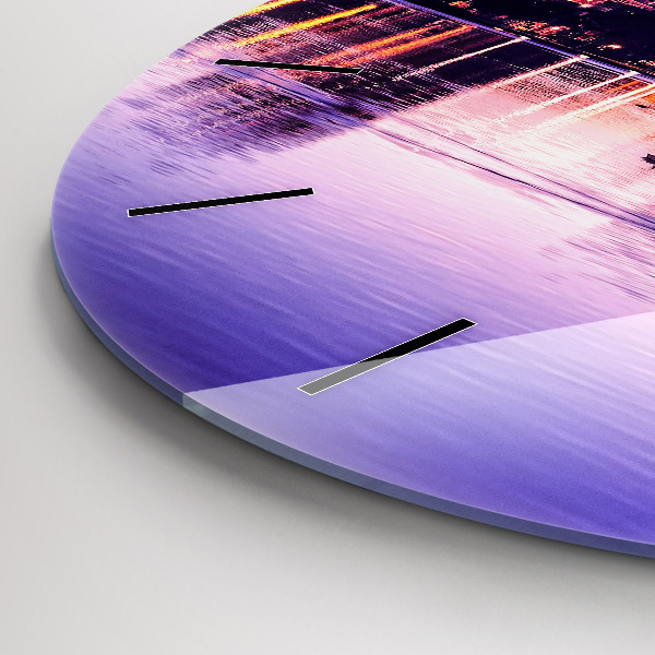 Horloge ronde 'Horizon de la ville d''Orlando'