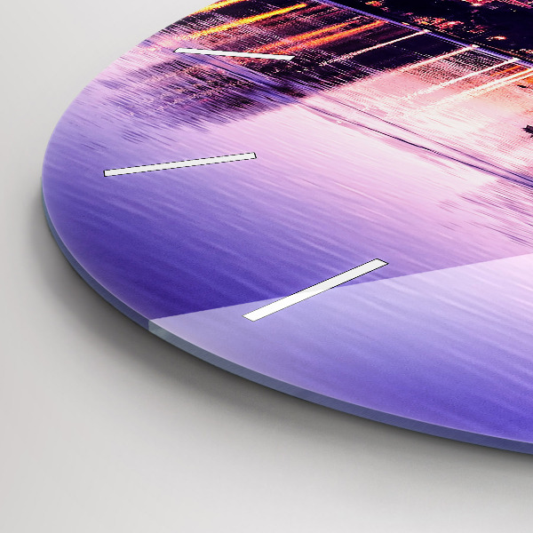 Horloge ronde 'Horizon de la ville d''Orlando'