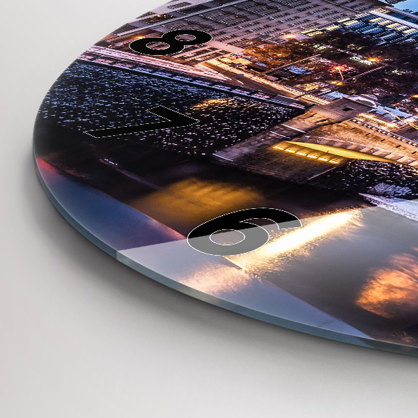 Horloge ronde Panorama de la ville de Plzeň