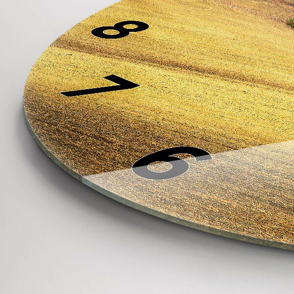 Horloge ronde Paysage rural de Moravie