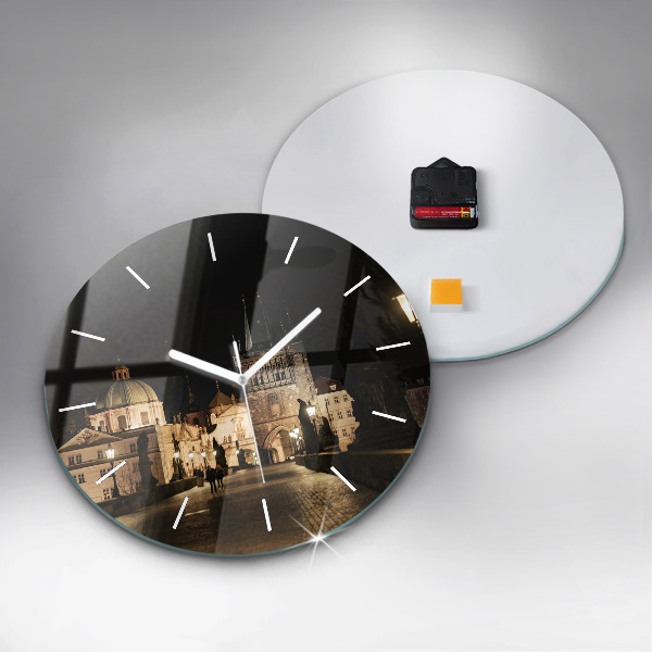 Horloge ronde Pont Charles à Prague