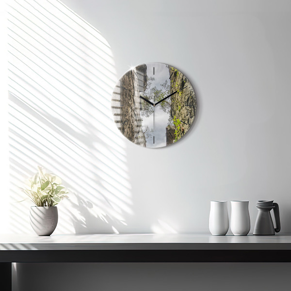 Horloge ronde Ville du rock en République tchèque