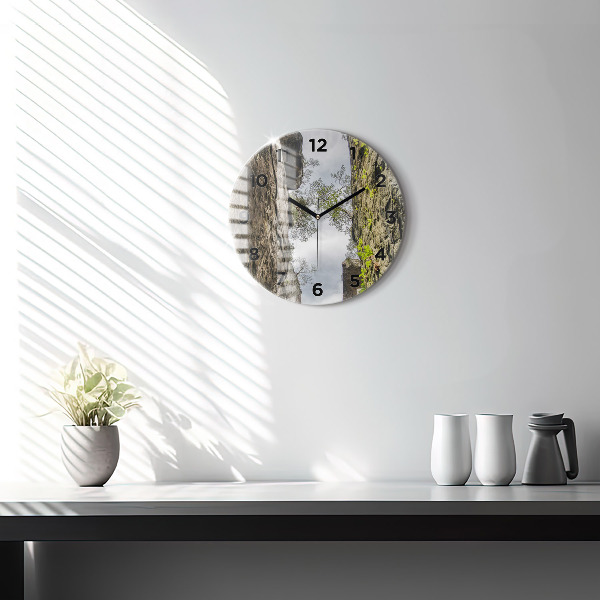 Horloge ronde Ville du rock en République tchèque