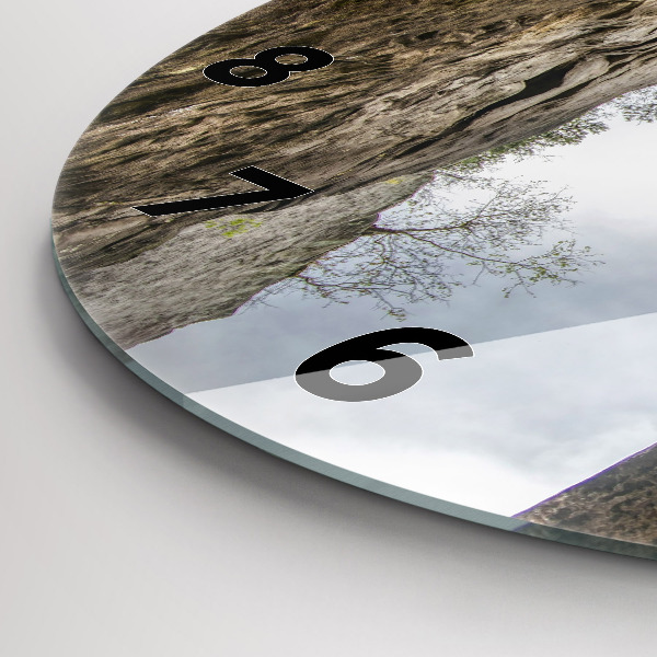 Horloge ronde Ville du rock en République tchèque