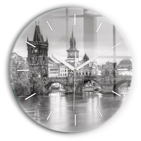Horloge ronde Pont Charles à Prague