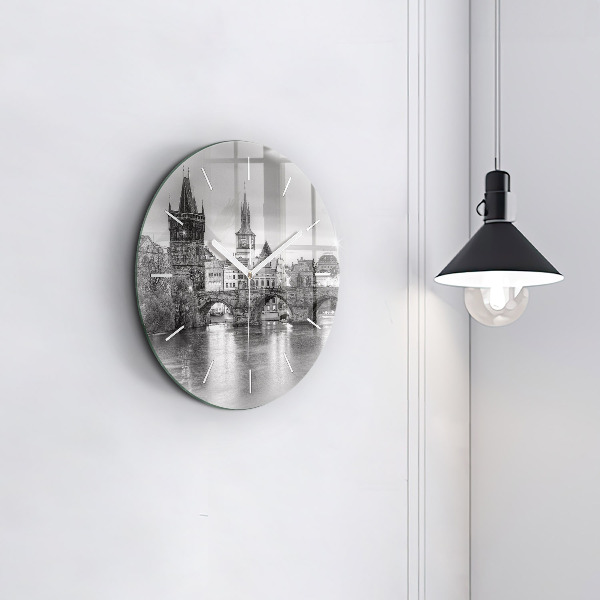 Horloge ronde Pont Charles à Prague