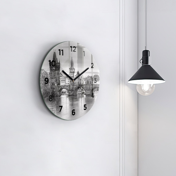 Horloge ronde Pont Charles à Prague