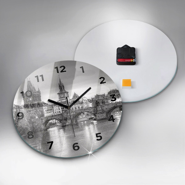 Horloge ronde Pont Charles à Prague