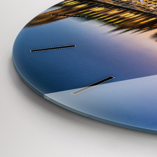 Horloge ronde Hôtel de ville de Hambourg