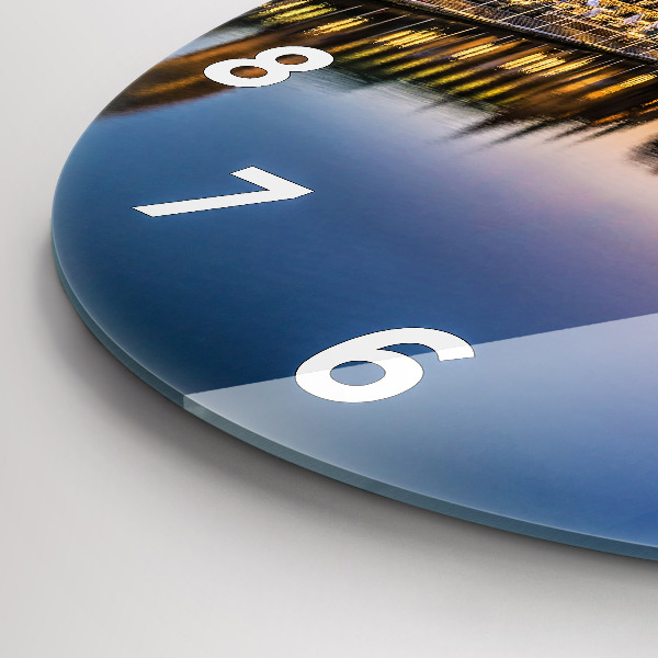 Horloge ronde Hôtel de ville de Hambourg