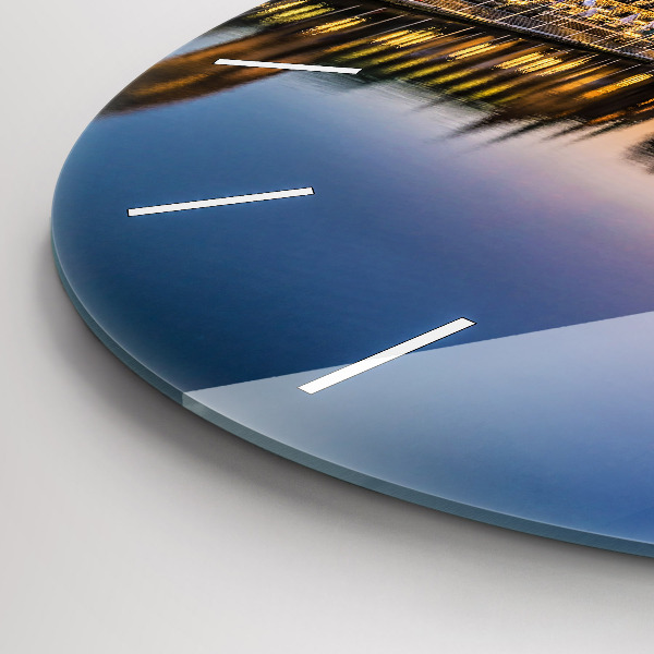 Horloge ronde Hôtel de ville de Hambourg