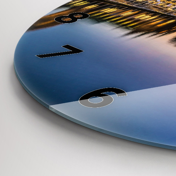 Horloge ronde Hôtel de ville de Hambourg