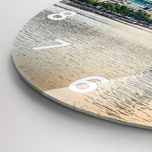 Horloge ronde Binnenalster à Hambourg