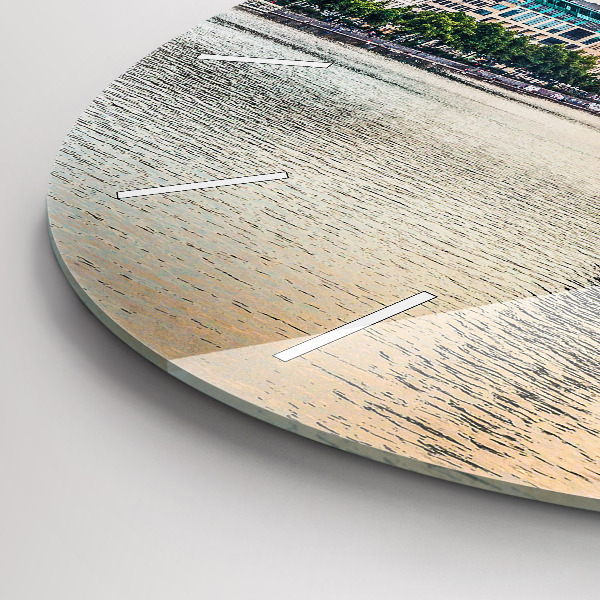 Horloge ronde Binnenalster à Hambourg