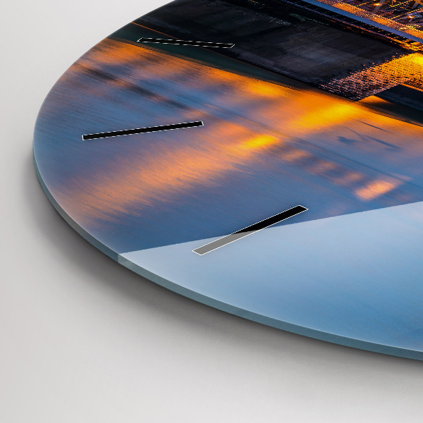 Horloge ronde Vue de la mairie