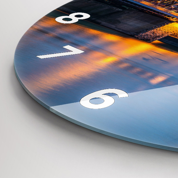 Horloge ronde Vue de la mairie