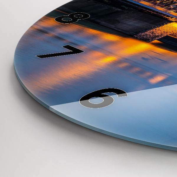 Horloge ronde Vue de la mairie