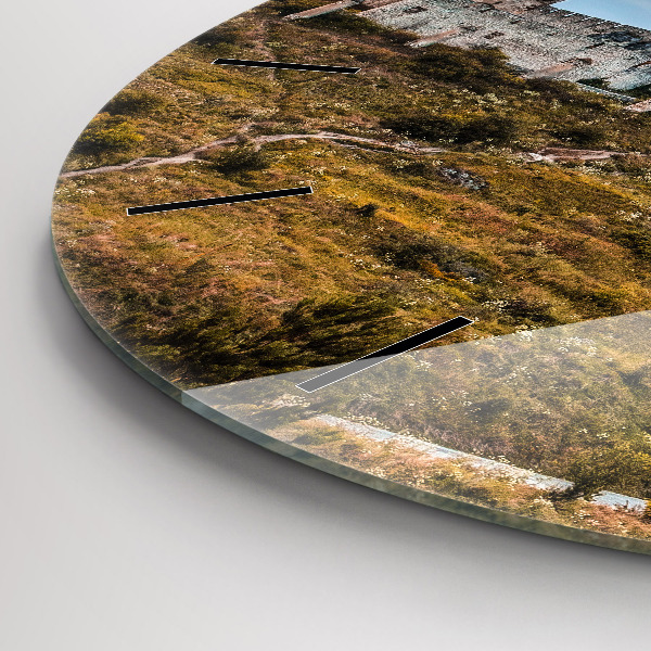 Horloge ronde Château de Spiš en Slovaquie