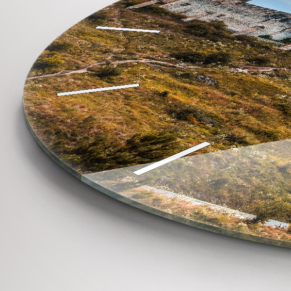 Horloge ronde Château de Spiš en Slovaquie