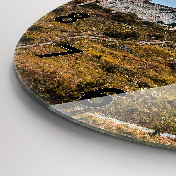 Horloge ronde Château de Spiš en Slovaquie