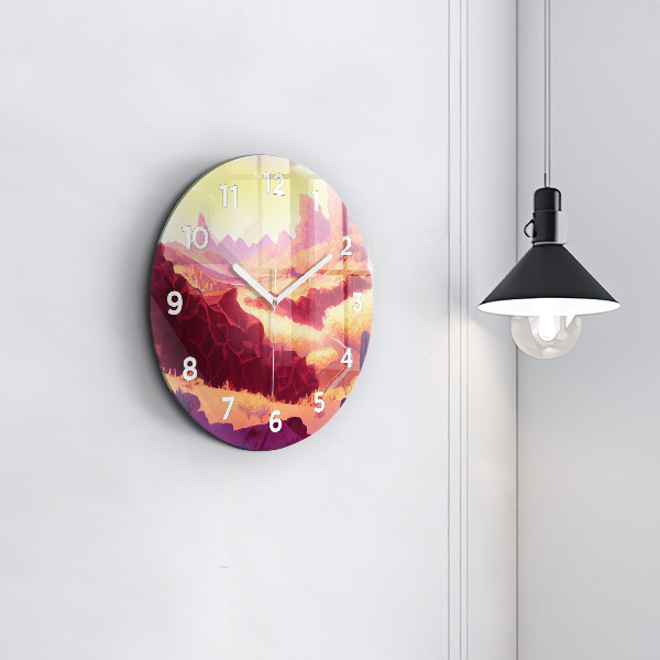 Horloge ronde 'Désert de l''Arizona'