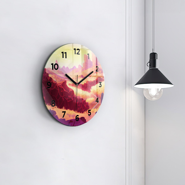 Horloge ronde 'Désert de l''Arizona'