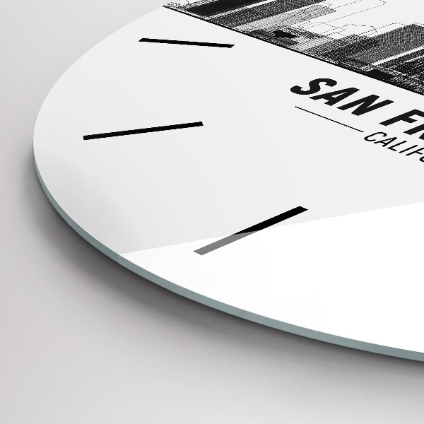 Horloge ronde Horizon de San Francisco