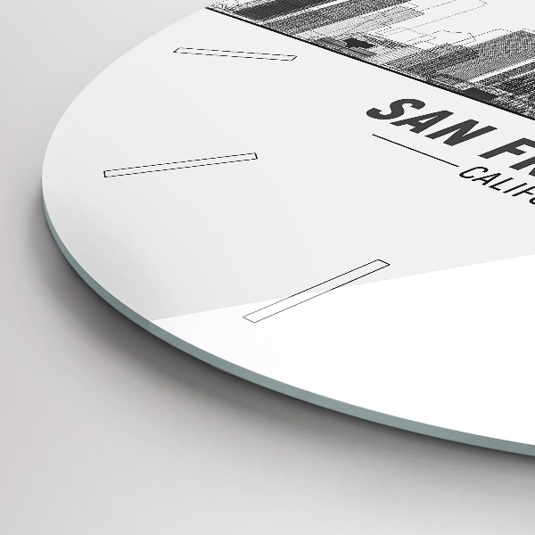 Horloge ronde Horizon de San Francisco