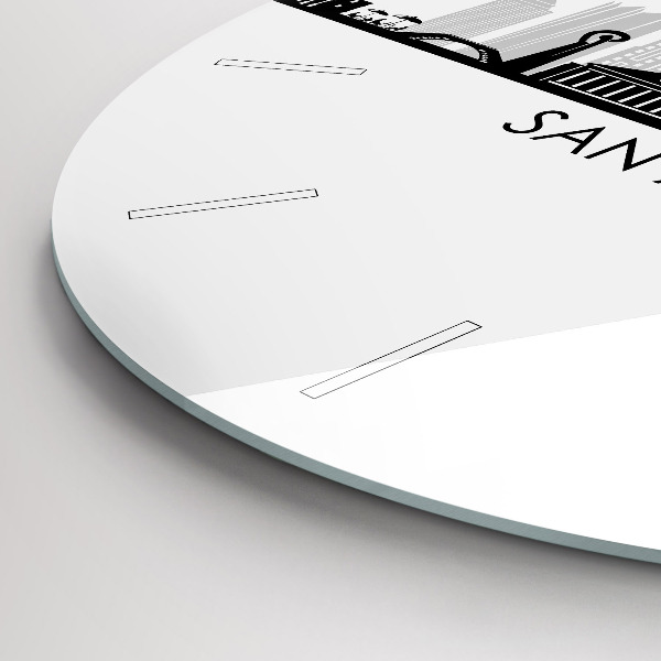 Horloge ronde Ville de San Antonio, Texas