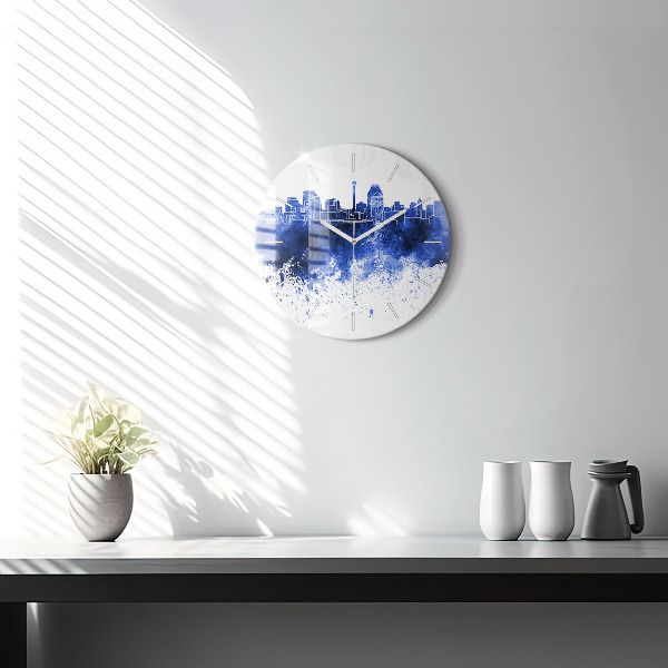 Horloge ronde Aquarelles de San Antonio