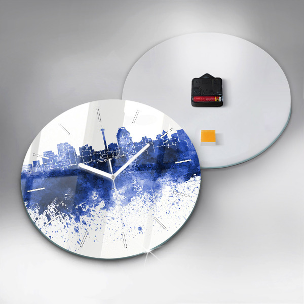 Horloge ronde Aquarelles de San Antonio