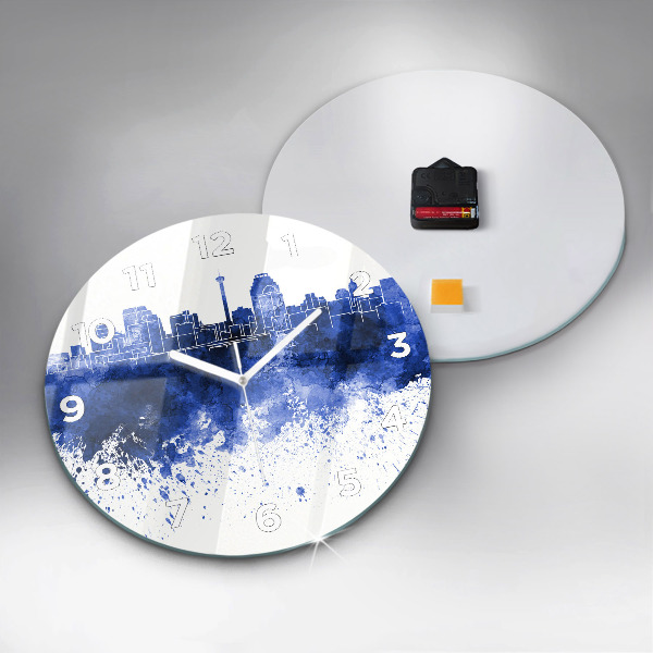 Horloge ronde Aquarelles de San Antonio